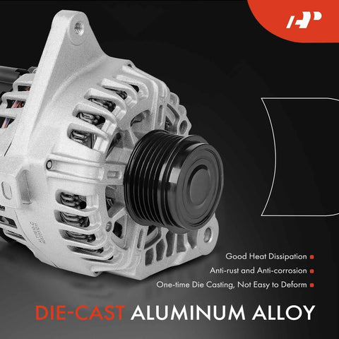 Quality Replacement Alternator For Hyundai Elantra Elantra Coupe Elantra GT And Kia Forte Forte Koup Forte5 12V 90A CW Durable Direct Fit