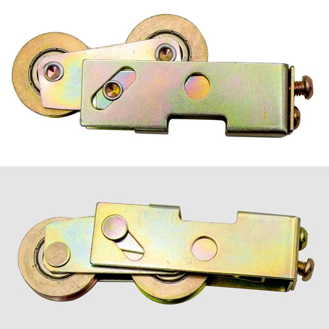 Sliding Door Rollers Replacement Kit For Patio Doors One And A Quarter Inch Tandem Roller Assembly With Five Sixteenth Inch Steel Ball Bearings Durable Construction For Sliding Glass Doors Screen Doors And Gates Two Pack