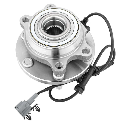 Front Wheel Hub Bearing Assembly For Nissan Frontier 2005 To 2019, Pathfinder 2005 To 2012, Xterra 2005 To 2015, And Suzuki Equator 4x4