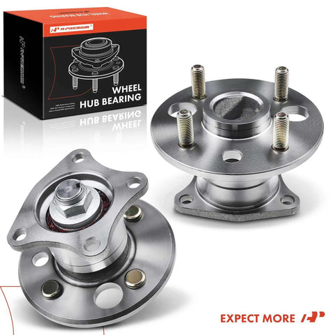 Two Rear Wheel Bearing And Hub Assembly 5 Lug Compatible With Toyota Corolla 1993 To 2002 Chevrolet Prizm 1998 To 2002 Geo Prizm