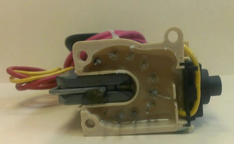 Side view of Flyback Transformer 244229 1536119A Replacement Part For RCA Televisions Also Replaces 247718 And 244247 Original RCA Equipment CRT TV Plug And Play Ready Durable High Voltage Coil For Vintage Sets
