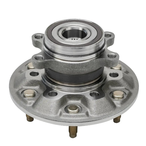 Front Wheel Bearing Hubs 2Pc Assembly For 2009 2010 2011 2012 Chevrolet Colorado And GMC Canyon 4x4, 6 Bolt ABS Encoder Replacement Kit