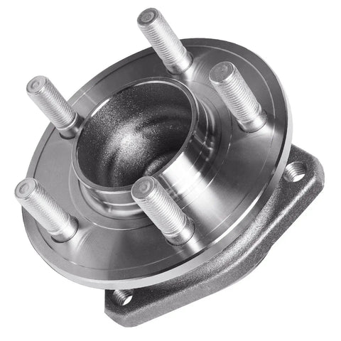 4 Piece Front And Rear Wheel Bearing Hub Assembly Set For Dodge Challenger Charger And Chrysler 300 2012 2013 2014 RWD 5 Bolt Hubs Kit Includes Two Front And Two Rear Hubs, close-up view of one hub