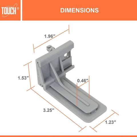 Rear Mounting Brackets For Undermount Drawer Slides In Face Frame Cabinets That Securely Support Soft Close Glides 5 Pairs 10 Pieces