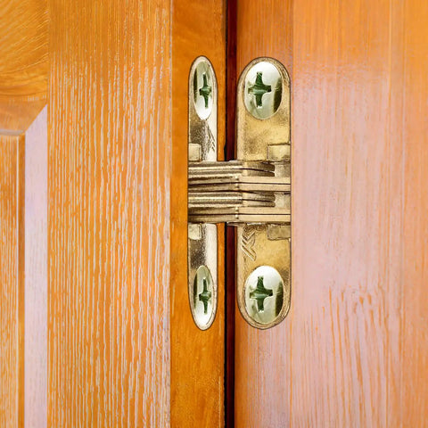 Six Pack Concealed Cabinet Hinges Self Closing 1.64 By 1.3 Inches Invisible Quiet Hinges for Kitchen Cabinets and Furniture Silent Soft Close