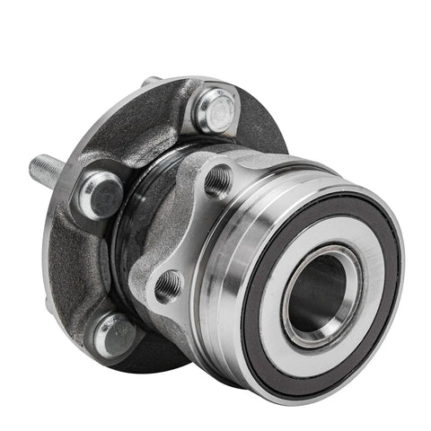 Side view of Rear Wheel Bearing And Hub Assembly With 5 Lug For Subaru Forester 2014 2018, Impreza 2012 2021, Crosstrek 2016 2021, XV Crosstrek 2013 2015 Replacement Durable OEM Comparable Wheel Hub