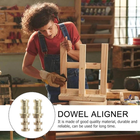 Table Leaf Dowel Pins And Connector Sleeve Set For Dining Tables, Precision Positioning Alignment Pins for leaf joinery