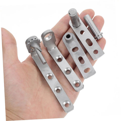 Invisible Stainless Steel Hinges for Secret Doors and Hidden Entries, Featuring a Sleek Concealed Pivot Design in hand