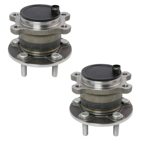 Rear Wheel Bearing And Hub Assembly Set For Ford Transit Connect 2014 To 2018 Driver And Passenger Side Two Piece Replacement Kit Direct Fit OEM Quality Parts For Easy DIY Install