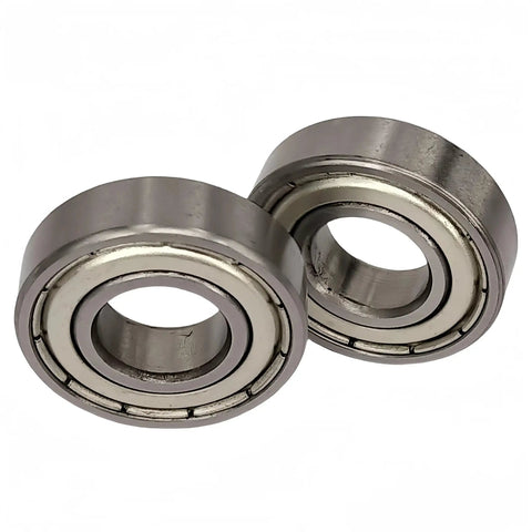 Close-up of Ten Pack R8ZZ Ball Bearings From DEEG, double shielded pre lubricated chrome steel GCr15, heavy duty