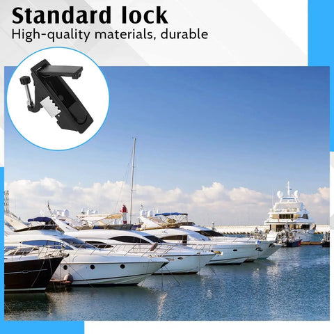 Zinc Alloy Compression Latch With Raised Trigger And Grip 0.04 To 0.94 Inch shown in marine environment use
