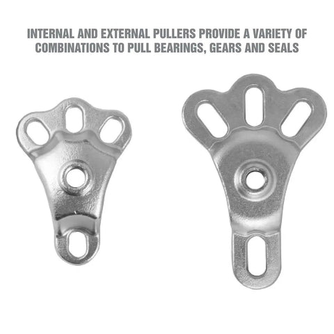 Internal and external pullers from Slide Hammer Puller Set With Dent Puller CV Axle And Bearing Removal Tool Kit Heavy Duty