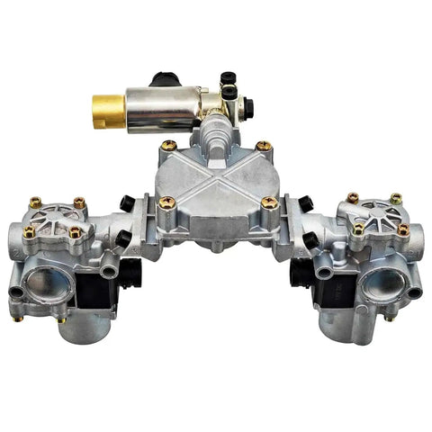 Heavy Duty Rear ABS Modulator Valve And Electronic Control Unit Assembly For 4S 4M And 6S 6M Tractor, 12V ATC, Five Point Five PSI Crack Pressure, Direct Fit Replacement For Heavy Duty Trucks And Farm Equipment 4725002230 S4725002230 front view