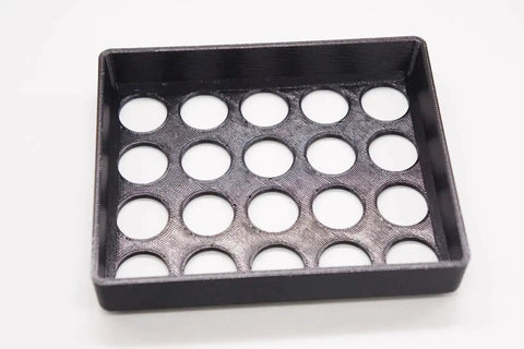 Durable 3D Printed Composite Storage Organizer Rack Tray for ER20 Collet CNC Milling Chuck Lathe Tools with multicolor finish