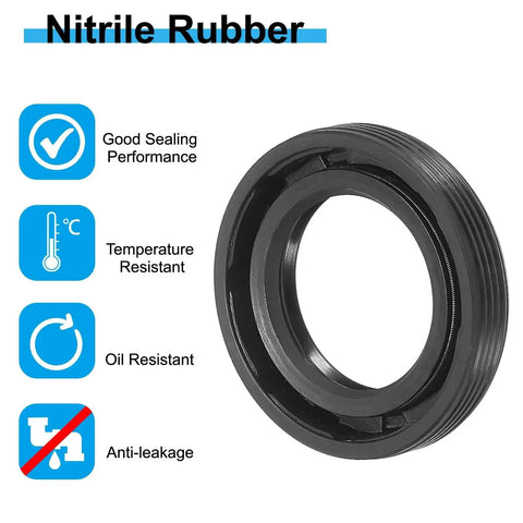 22Mm X 35Mm X 7Mm Nitrile Rubber TG4 Radial Shaft Seal 2 Pack For Bearing Shafts Oil Pumps And Engines, highlights features.