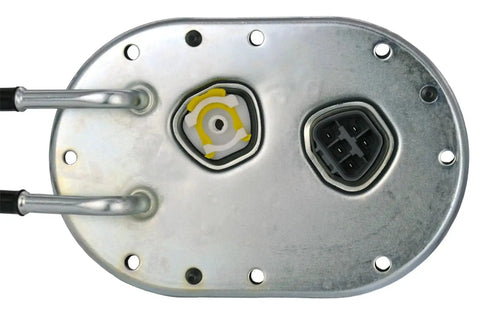 Fuel Pump Module Assembly Direct Fit Replacement For 2001 2002 Toyota 4Runner V6 3.4L top view showing underside connectors