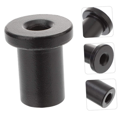 5 Pack Barn Door Track Spacers For Sliding Barn Door Hardware Adjustable Wall Mount Spacers, black close-up view