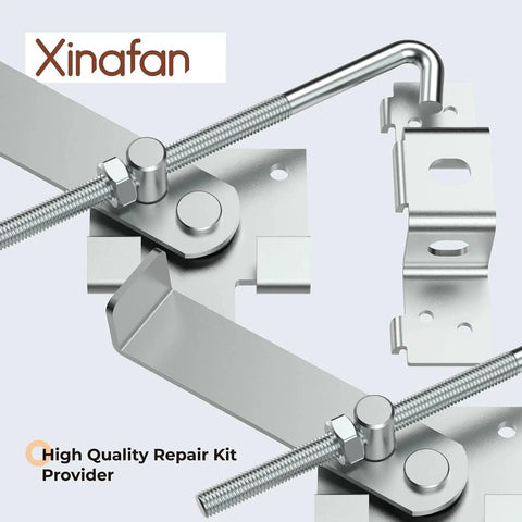 Zinc Plated Barn Door Jamb Latch With Hook For Bi Parting Doors 7 Inch Secures Sliding Doors And Barn Gates