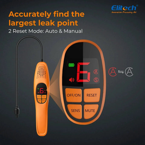 Automotive Refrigerant Leak Detector Pro With Heated Diode Sensor for Freon Leaks Detects R134A R410A R1234YF