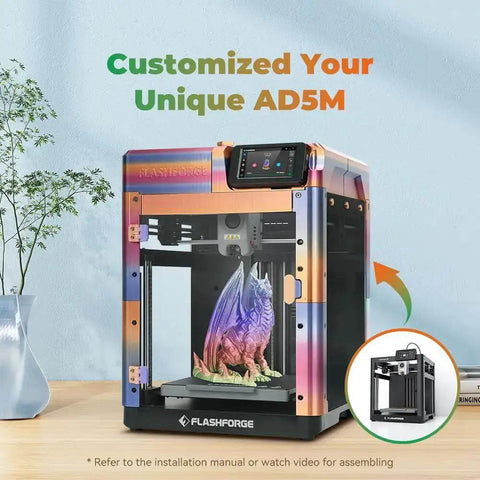 Customized AD5M 3D Printer Enclosure Dustproof Protective Cover With Constant Temperature Quiet Printing And Customizable Exterior
