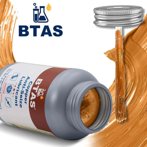 Copper Anti Seize Grease Lubricant For High Temp Spark Plug Bolts 8 Oz Never Seize Compound With Micro Copper Flakes