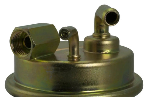 Close-up of Mechanical Fuel Pump System Replacement For Classic GM Vehicles Fits Buick Skylark Camaro Blazer C10 C20 C30 Suburban