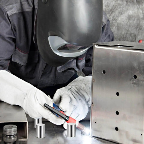 Welder using 10 Pack Welding Table Fixture Pins For Quick Alignment And Rock Solid Setup 0.629 In X 1 In X 1.5 In