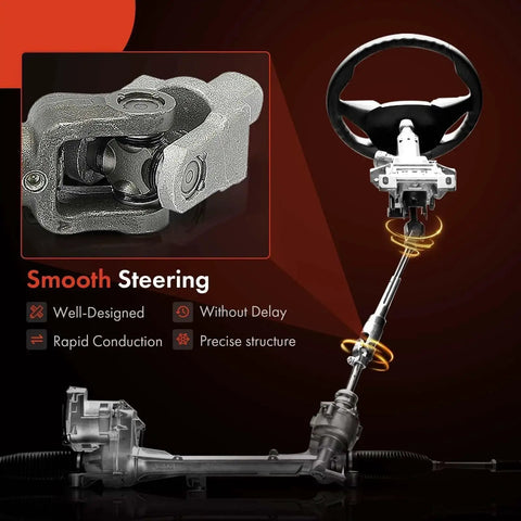 Image showing an upper intermediate steering shaft for GM Trucks SUVs Silverado Tahoe 1999 2007, focusing on design and function.
