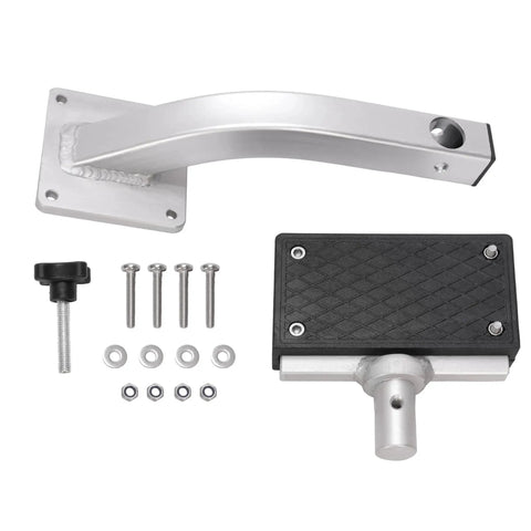 Universal 90 Degree Adjustable Trolling Motor Bracket For Clamp-On Motors Deck Mount Fits Kayaks Canoes And Small Boats