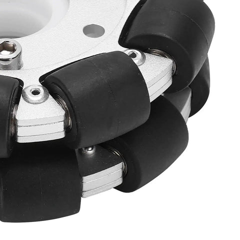 Durable 100mm Double Aluminum Omni Directional Wheel For Robots With 30Kg Load Capacity And No Fuss 360 Degree Movable