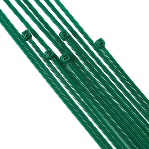 4 Inch 3mm Dark Green Nylon Garden Cable Zip Ties Self Locking Twist Ties For Plants And Trellises Durable Multipurpose Fasteners