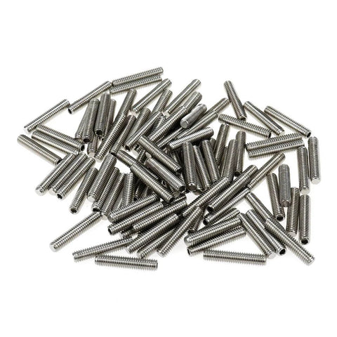 100Pcs M4 By 20Mm Stainless Steel Cup Point Socket Grub Screws With Hex Head For Gear And DIY Projects, Rust Resistant High Torque Burr Free Fixings For Auto Repair And Hobbyist Assemblies