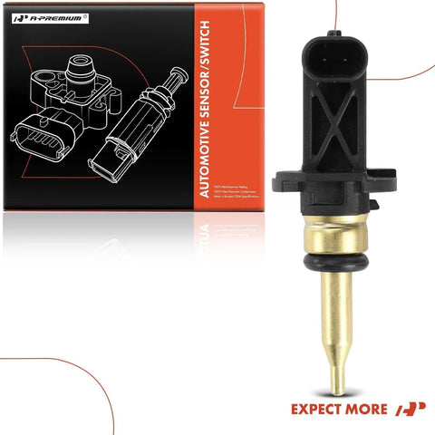 Temperature Sensor Replacement For Jeep Grand Cherokee 2017-2021 And Wrangler 2018-2021, Dodge Durango 2017-2021, Chrysler Pacifica Voyager Ram 1500 Plug-And-Play Ready Direct Fit OEM Quality Sensor with packaging