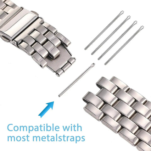 360 Piece Watch Band Pins Kit, Stainless Steel Cotter Pins, Replacement Link Pins For Watch Bands, 18 Sizes, 6 To 23mm