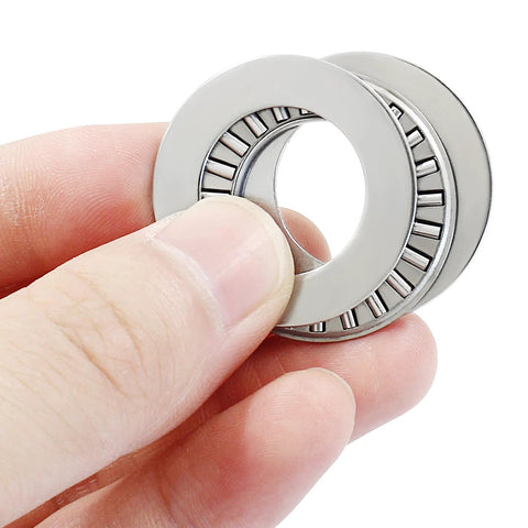 2 pcs Murtenze NTA1220 thrust needle roller bearings with washers, 1.25 in OD, stainless steel