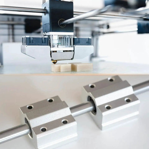 Two Pack 6mm By 100mm Linear Motion Rods Chrome Plated Steel Guide Shafts For 3D Printers And CNC Machines Hardened For Durability