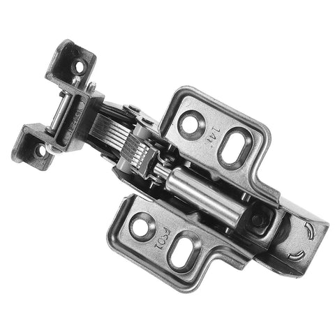 4 Pack Black Hydraulic Aluminum Frame Cabinet Hinges With No Slam Soft Close For Glass Doors And European Concealed Corner Cabinets