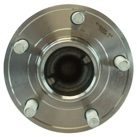 Rear Passenger Side Wheel Bearing And Hub Assembly For Ford Focus 2013 2018 Models Including St Se S 2017 2018 Sel 2012 Without Park Assist Direct Fit Replacement For Easy Installation, top view.
