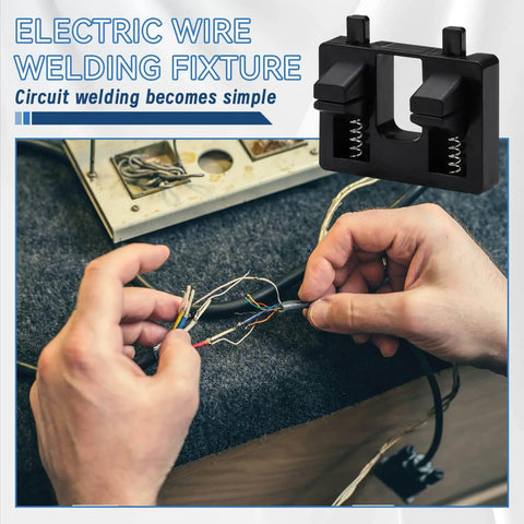 Six Piece Wire Welding Fixture Set For Soldering, Hands Free Wire Holder For MIG TIG And Spot Welding during use
