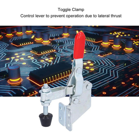 Beefy And Reliable Heavy Duty Toggle Clamp Quick Release Vertical Clamp With Holding Capacity Of 100 Kilograms for clamping tasks