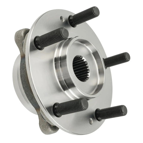 Front view of 2 Pack Front Wheel Hub Bearing Assembly With ABS Compatible With 2017 2023 Elantra 2019 2022 Forte