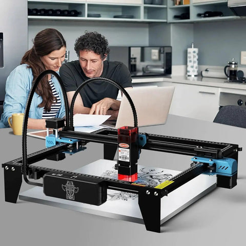 Powerful 10000mW Laser Engraver For Wood Metal Acrylic Glass With 30000mm Per Minute Cutting Speed And 0.069mm Spot Ideal DIY Laser Cutter