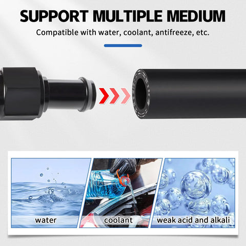 Boltigen 5/8-inch heater hose, 20 ft black rubber coolant line for automotive water and antifreeze systems.