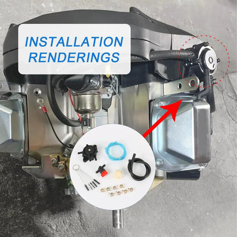 Installation view of Fuel Pump Replacement For Kohler 7000 Series Engines 17HP To 25HP, direct fit with BS 808656