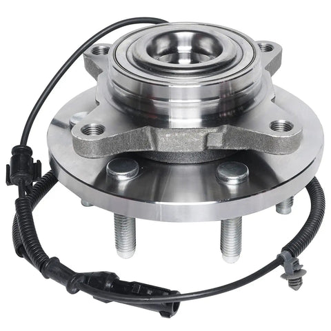 Front Wheel Bearing Hubs Assembly Kit For 2009 2010 Ford F150 RWD With ABS Sensor 6 Bolt Front Hubs Replacement Pair Includes Both Front Wheel Bearings And Hubs