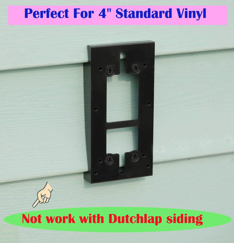 Vinyl Siding Mount For Video Doorbell 2020 2 3 4 3Plus 4Plus No Tilt Fixes Angled Install And Keeps Your Doorbell Level