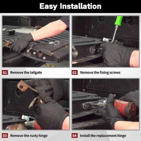 Step-by-step installation guide for Tailgate Hinge And Bushing Insert For 2007-2024 Tundra SR And SR5 Right Passenger Side Replacement