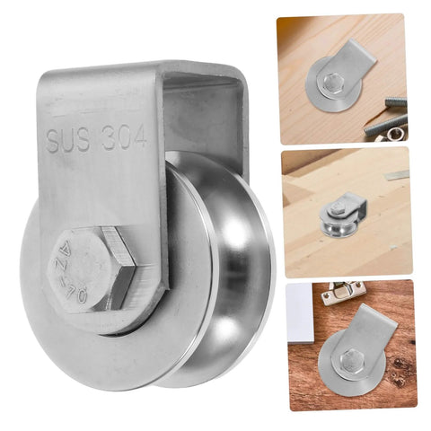 Stainless Steel Door Pulley Wheel Built Tough Track Roller for Sliding Gates Smooth Operation and Quiet Performance Durable Gate Roller for Doors and Lifting Equipment Easy Installation