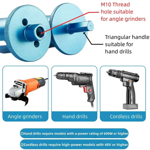 Ultra Durable Double Layer Brazed Diamond Core Drill Bit compatibility with hand, angle, cordless drills