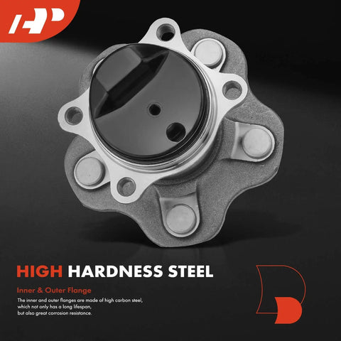 Rear Wheel Bearing And Hub Assembly 5 Lug For Nissan Sentra 2013 2019 Two Pack Beefed Up High Load Capacity With Ball Bearing